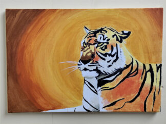 "glowing Tiger"